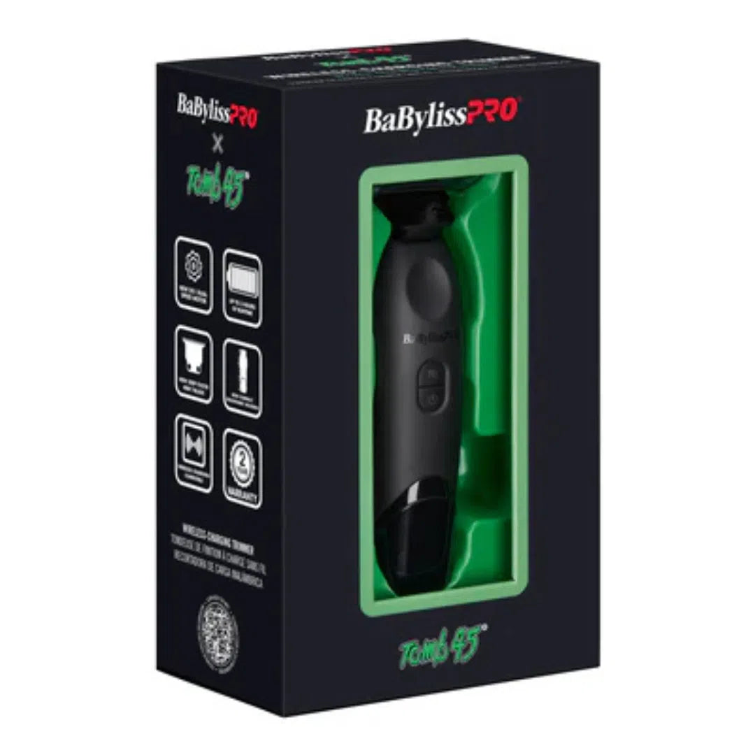 Wireless Charging Trimmer Black With Deep Tooth Mim T-Blade - FXT45T-BabylissPro