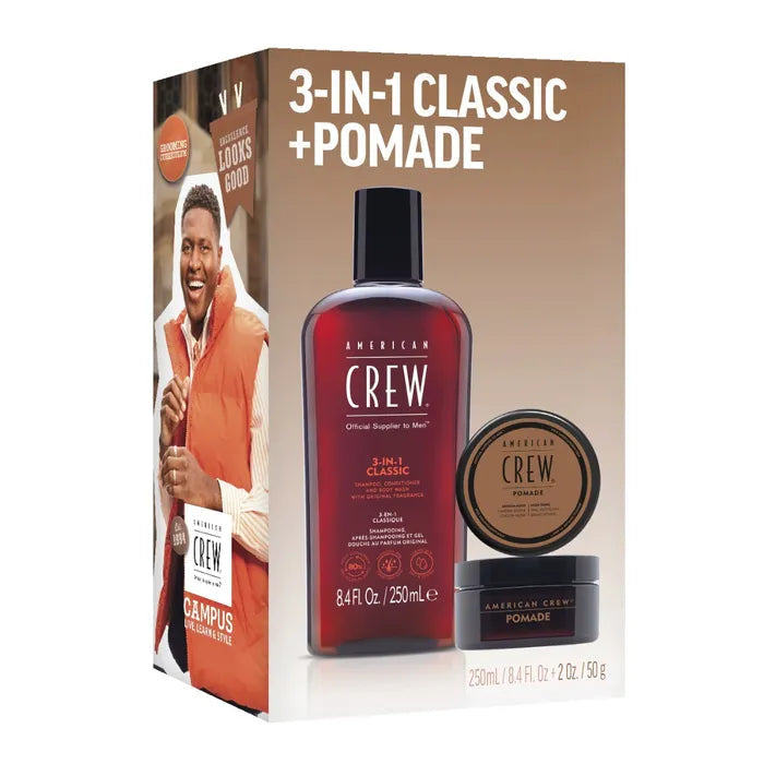 3-In-1 Classic and Pomade Duo-American Crew