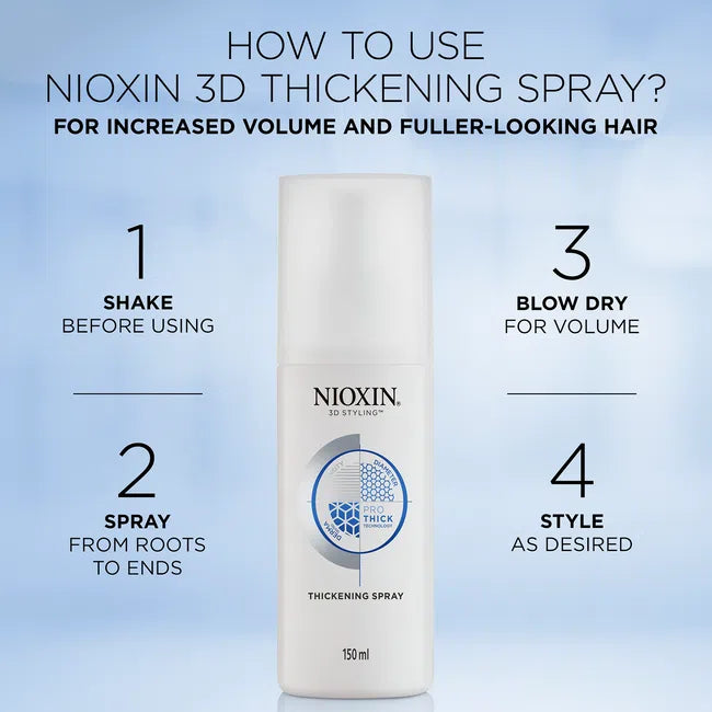 3D Styling Thickening Hair Spray-Nioxin