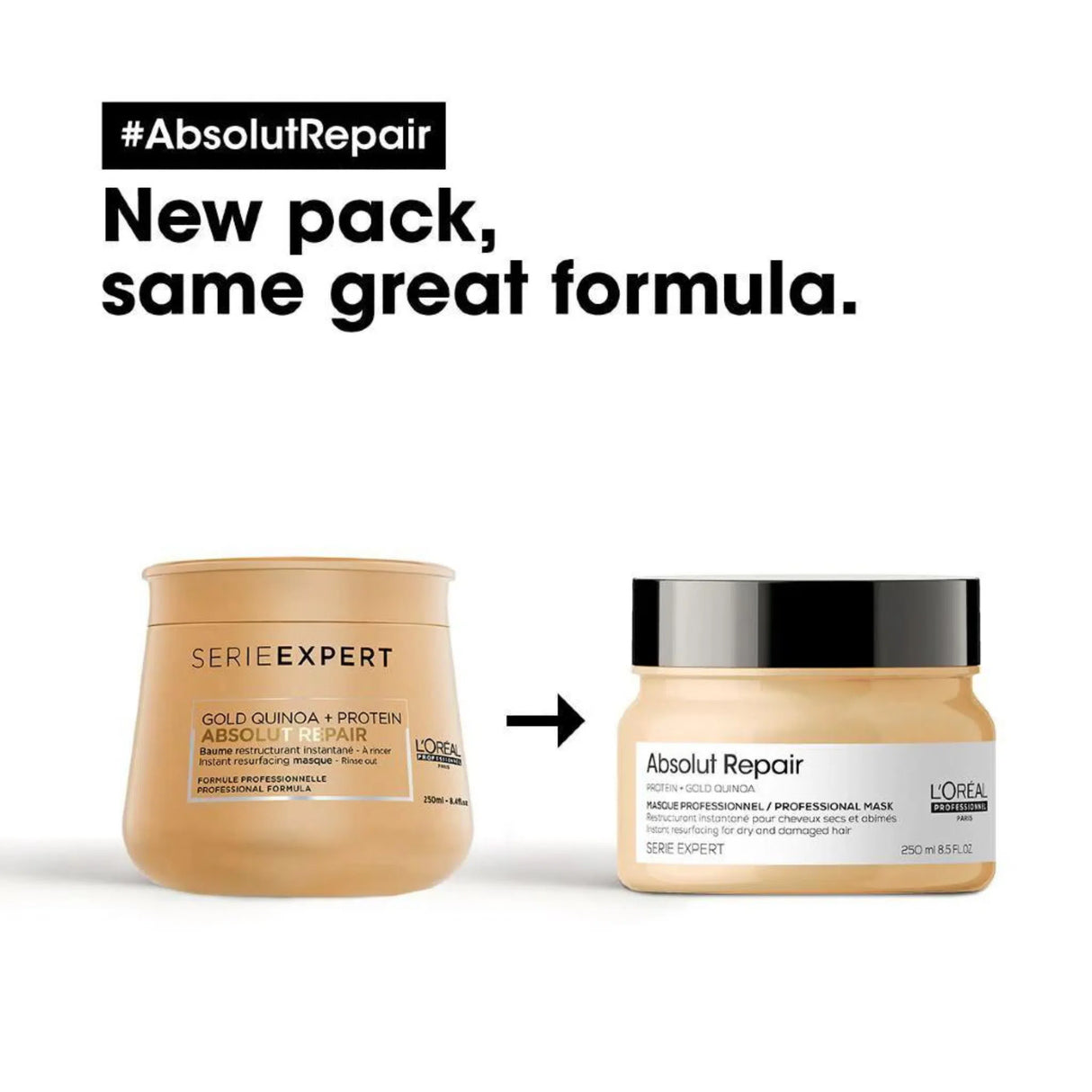 Absolut Repair Instant Resurfacing Golden Mask-L’Oréal Professionnel