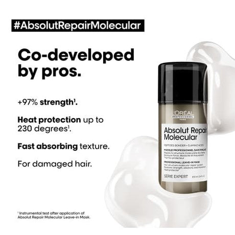 Absolut Repair Molecular Professional Leave-In Mask-L’Oréal Professionnel