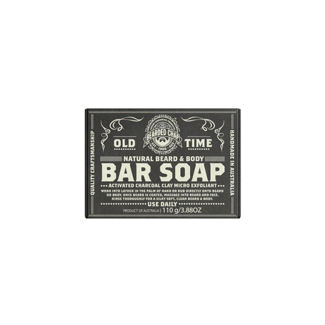 Activated Charcoal & Clay Beard & Body Bar Soap-The Bearded Chap