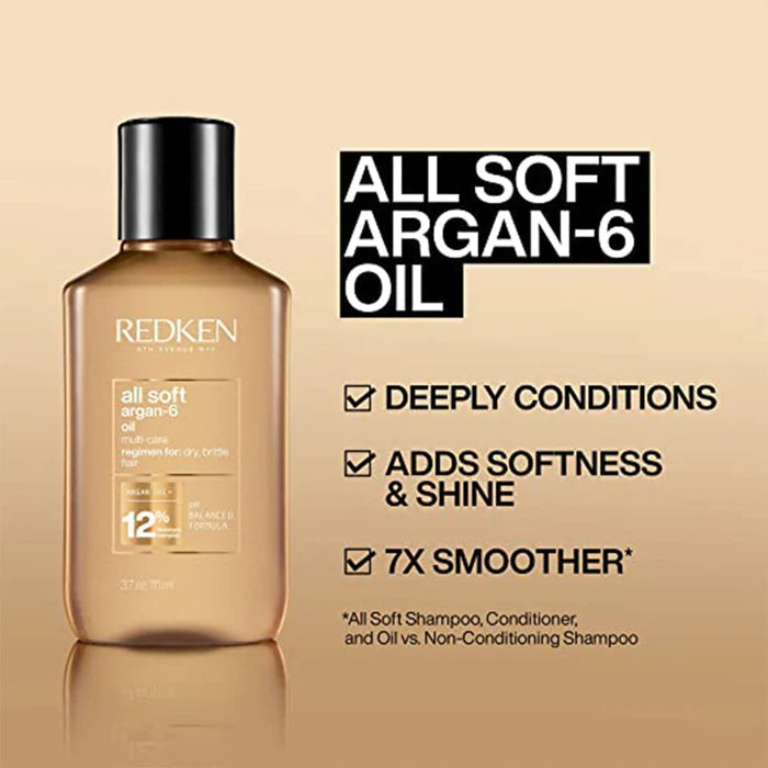 All Soft Argan-6 Multi-Care Oil-Redken