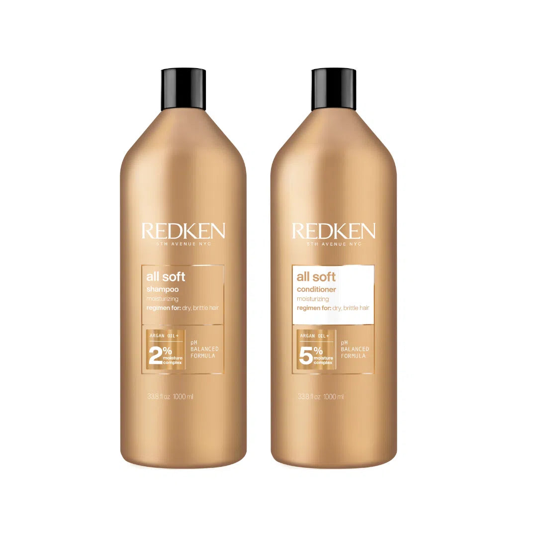 Redken All Soft Mega Liter Duo - New Free shops Shipping