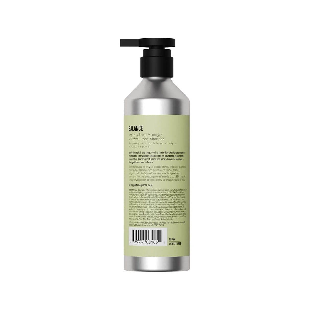 Balance Apple Cider Vinegar Sulfate-Free Shampoo-AG Care