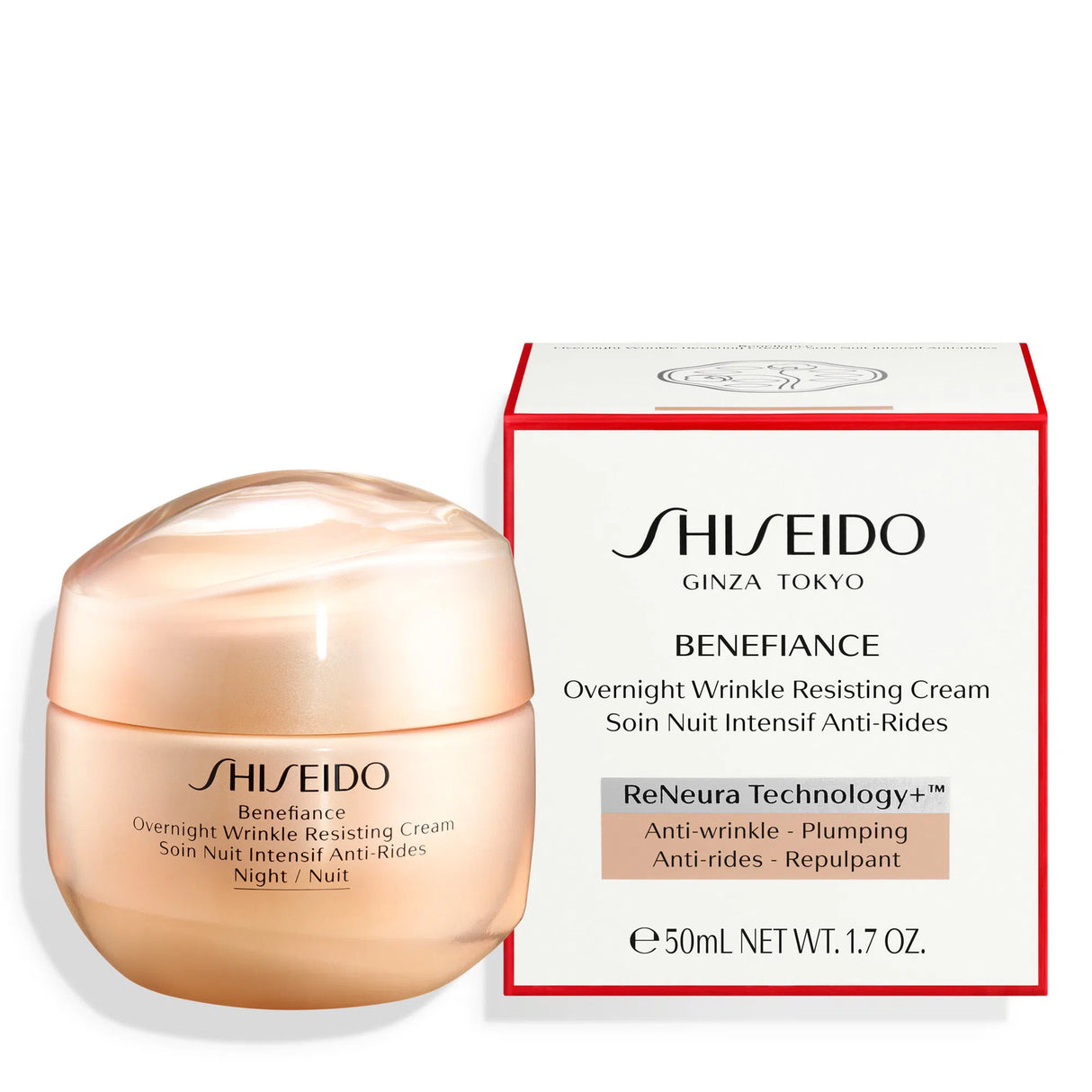 Benefiance Overnight Wrinkle Resist Cream-Shiseido