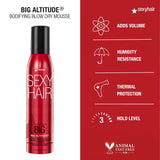 Big Altitude Bodifying Blow Dry Mousse-Sexy Hair