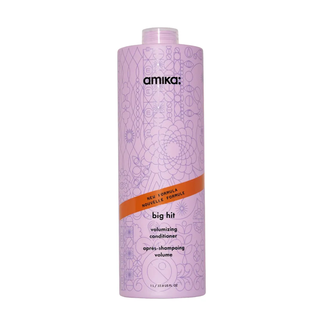Big Hit Volumizing Shampoo + Conditioner 1L Duo-Amika