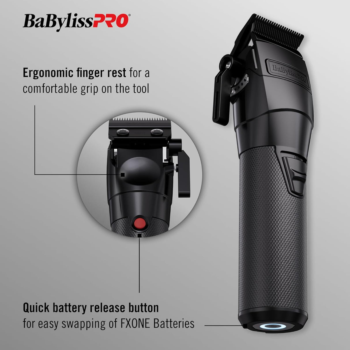 Blackfx Clipper With Fx-One Battery System - FX899MB-BabylissPro