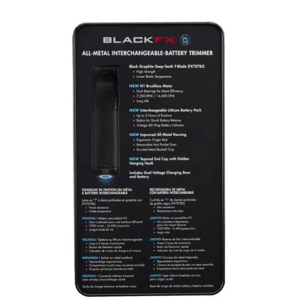 Blackfx Trimmer With Fx-One Battery System - FX799MB-BabylissPro