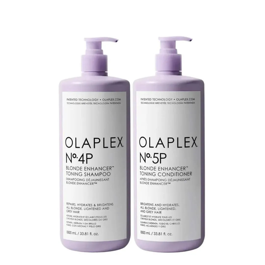 Blonde Enhancer Toning Shampoo + Conditioner 1L Duo-Olaplex