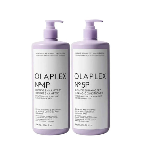 Blonde Enhancer Toning Shampoo + Conditioner 1L Duo-Olaplex