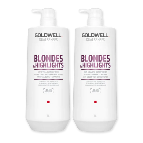 Blondes + Highlights Shampoo + Conditioner 1L Duo-Goldwell