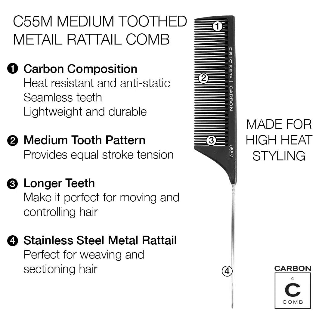 Carbon Comb Rattail-Cricket