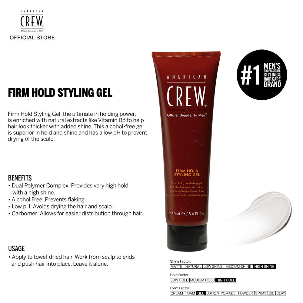 Classic Firm Hold Gel-American Crew