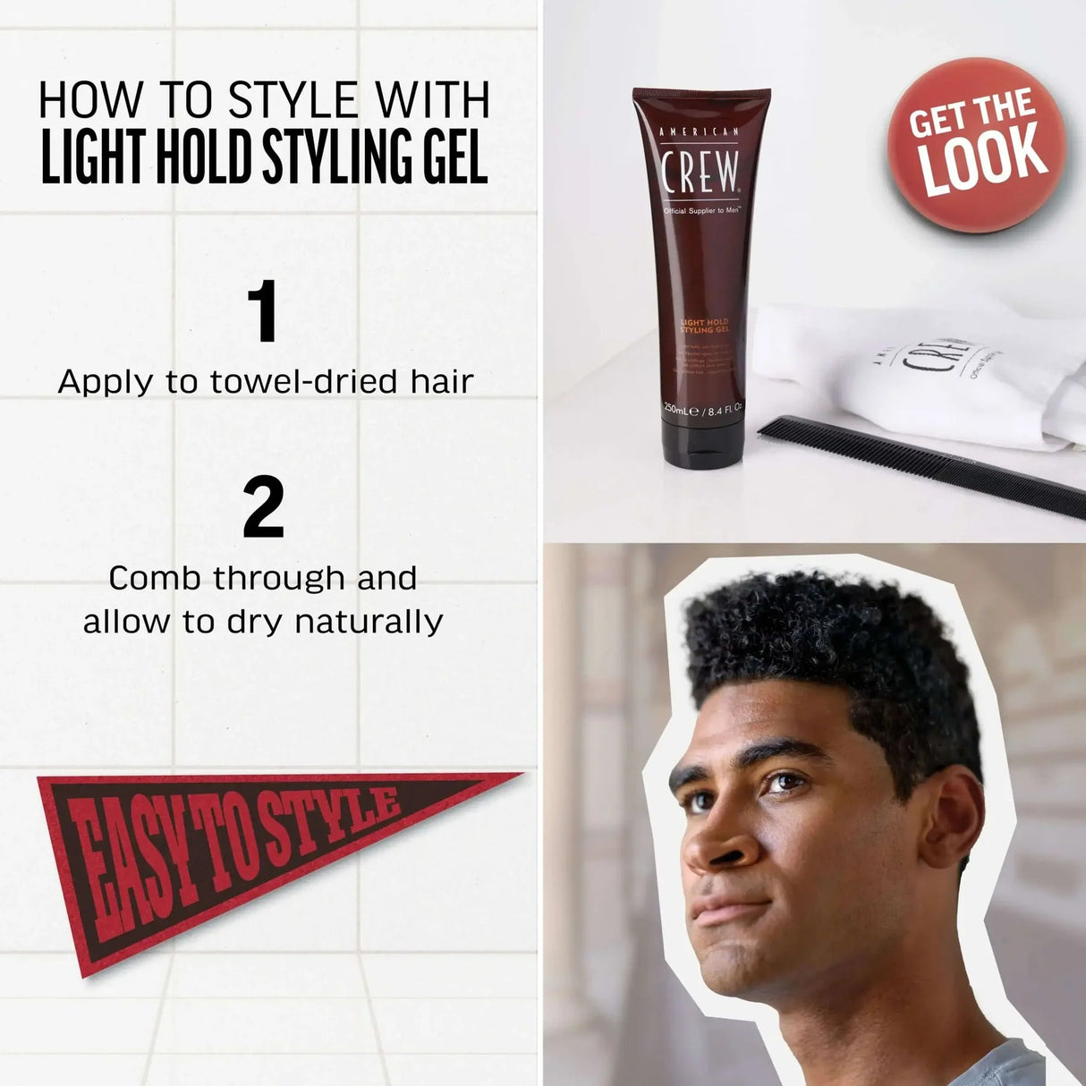 Classic Light Hold Styling Gel-American Crew