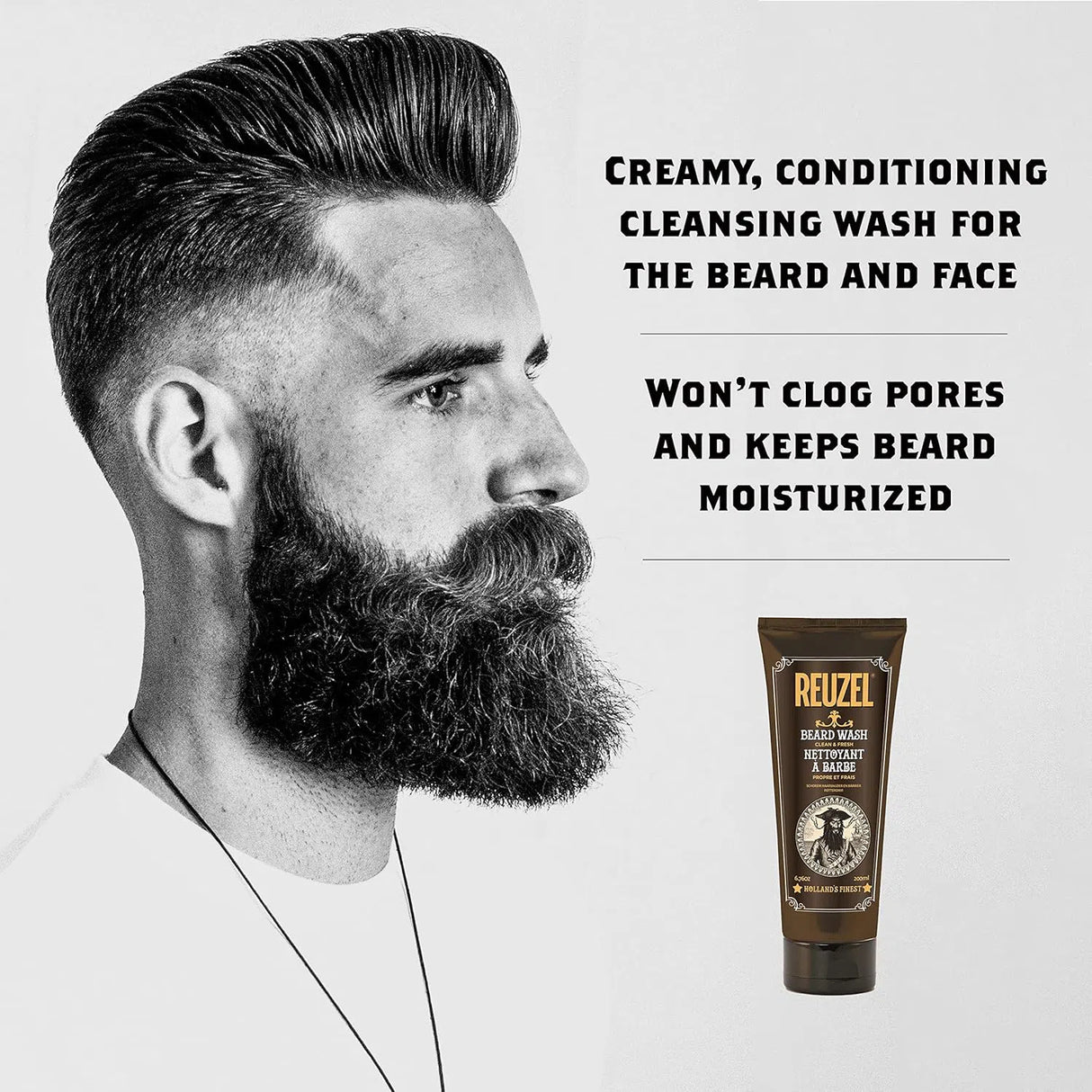 Clean & Fresh Beard Wash-Reuzel