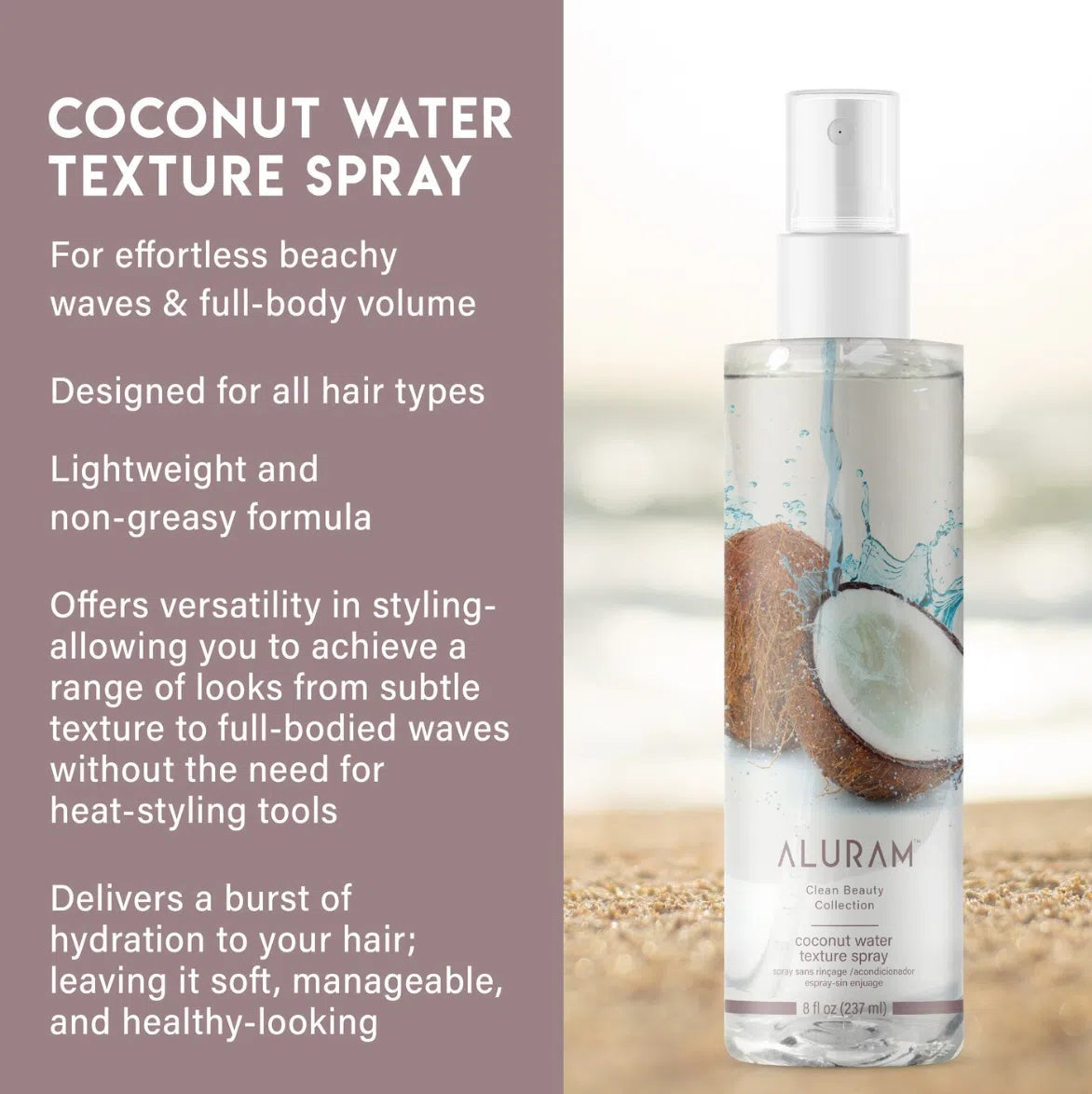 Coconut Water Texture Spray-Aluram