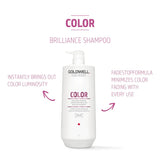 Color Brilliance Shampoo + Conditioner 1L Duo-Goldwell