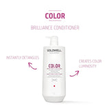 Color Brilliance Shampoo + Conditioner 1L Duo-Goldwell