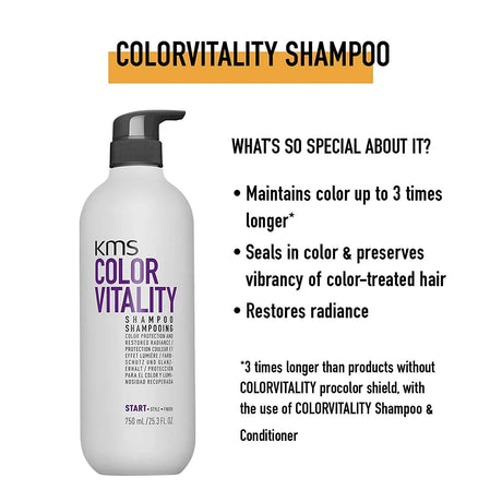 Colorvitality Shampoo + Conditioner 750ML Duo-KMS