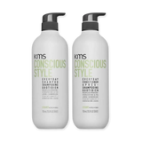 Conscious Style Everyday Shampoo + Conditioner 750ML Duo-KMS