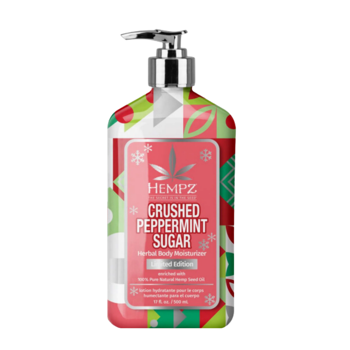 Crushed Peppermint Sugar Herbal Body Moisturizer - Limited Edition-Hempz