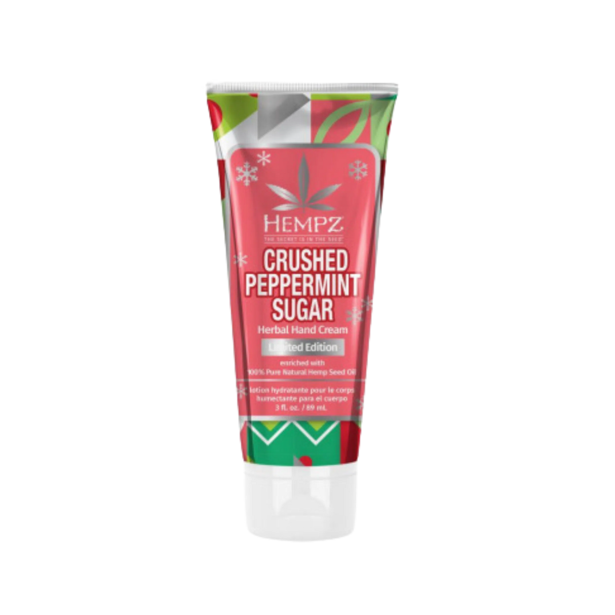 Crushed Peppermint Sugar Herbal Hand Cream - Limited Edition-Hempz