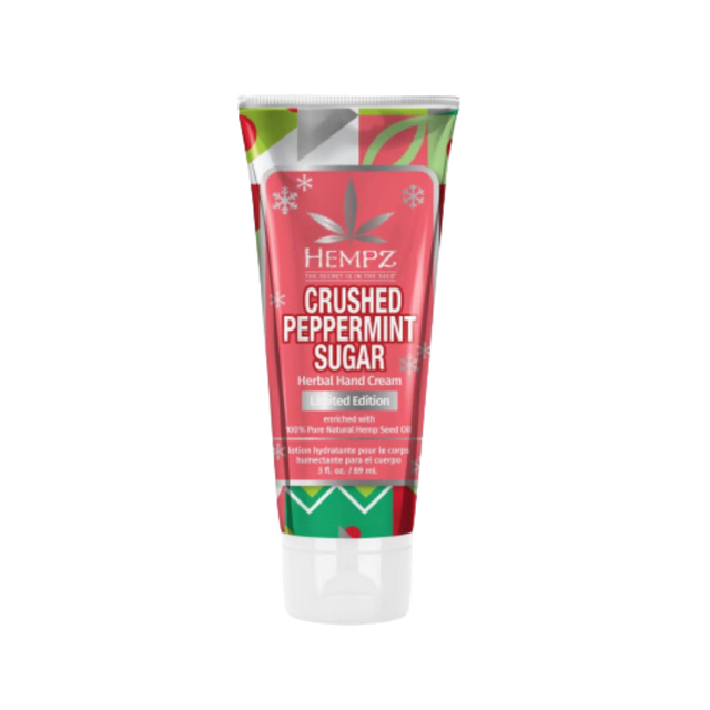 Crushed Peppermint Sugar Herbal Hand Cream - Limited Edition-Hempz