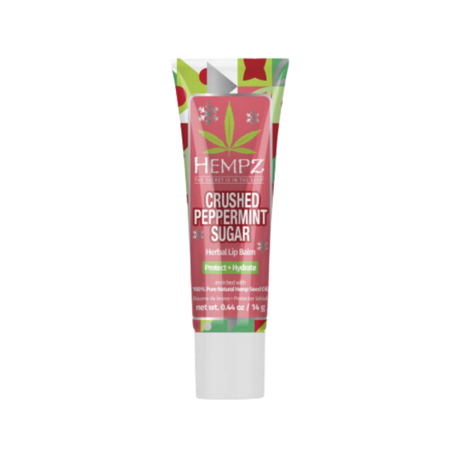 Crushed Perppermint Sugar Herbal Lip Balm - Limited Edition-Hempz