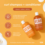 Curl Shampoo + Conditioner 355mL Duo-Verb