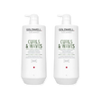 Curls + Waves Shampoo + Conditioner 1L Duo-Goldwell