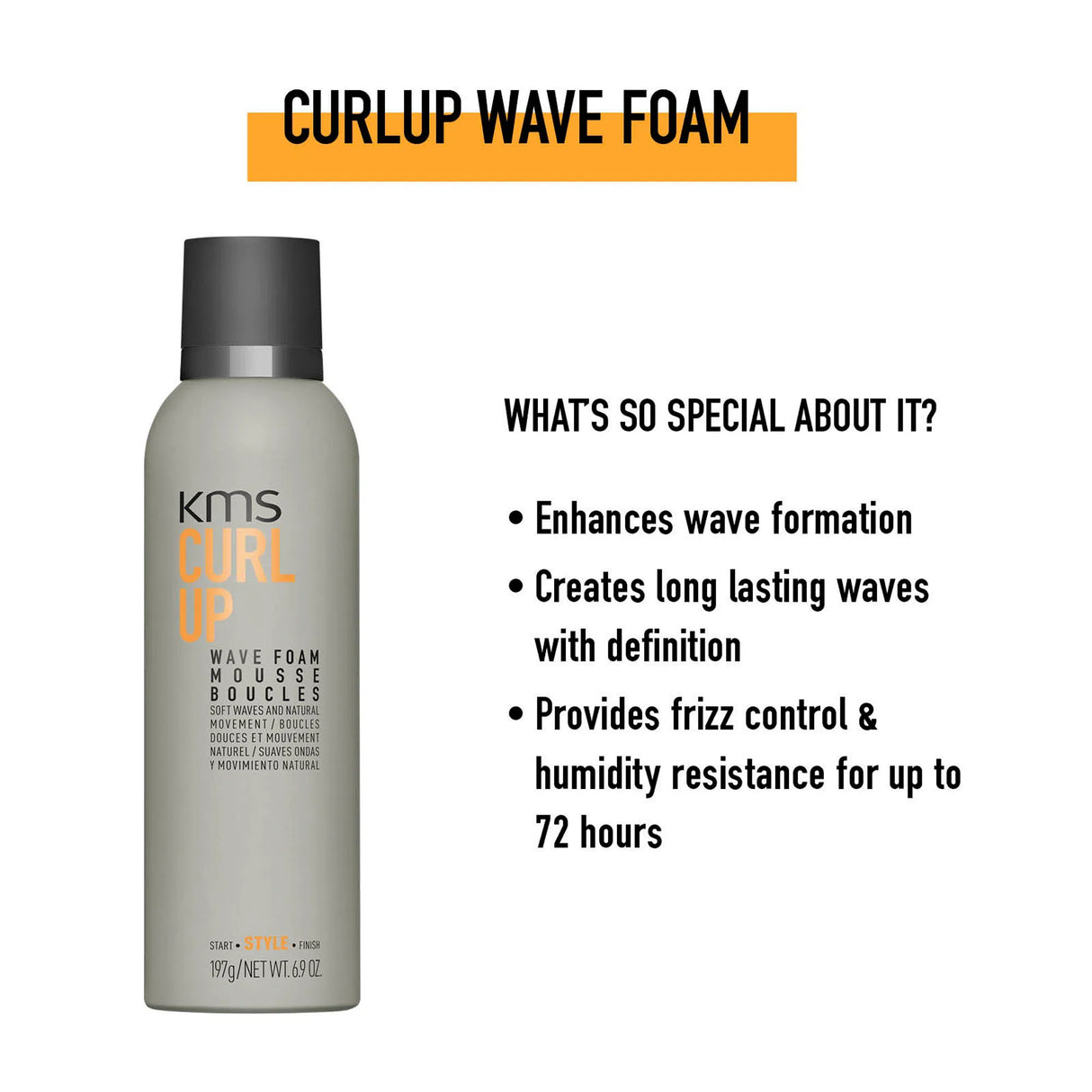 Curlup Wave Foam-KMS