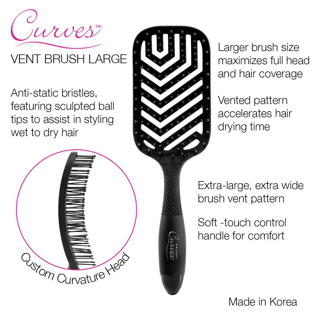 Curves Vent Brush-Cricket
