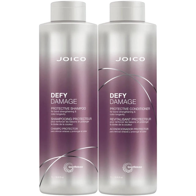 Defy Damage Protective Shampoo + Conditioner 1L Duo-Joico