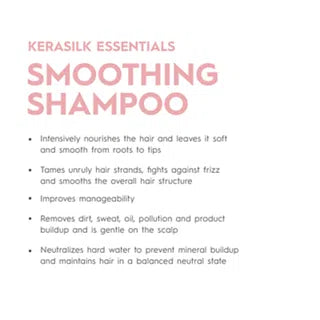 Kerasilk Essentials Smoothing Shampoo COBIA