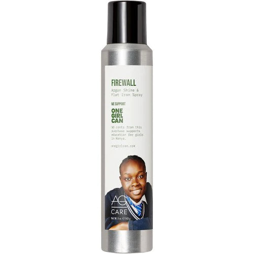 AG Care Firewall Argan Shine Flat Iron Spray One Girl Can COBIA Beauty