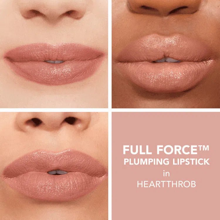 Full Force Plumping Lipstick - 90s Nudes-Buxom