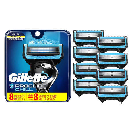 Fusion Proglide Blue Razor Blades (8-Pack)-Gillette