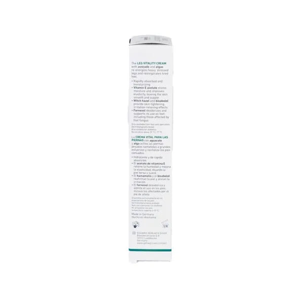 Fusskraft Leg Vitality Cream-Gehwol