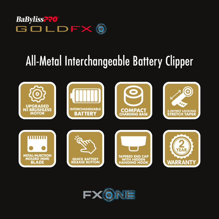 GoldFX FX-ONE Clipper-BabylissPro