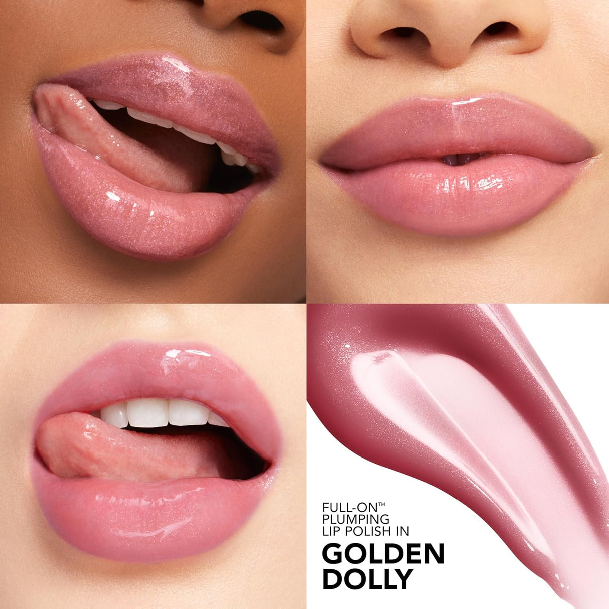 Golden Dolly Full-On Plumping Lip Polish - Limited Edition-Buxom