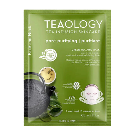 Green Tea AHA + BHA Mask - Exfoliating & Purifying-Teaology