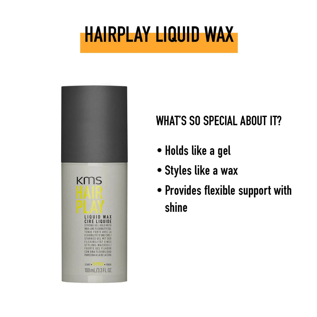 Hairplay Liquid Wax-KMS