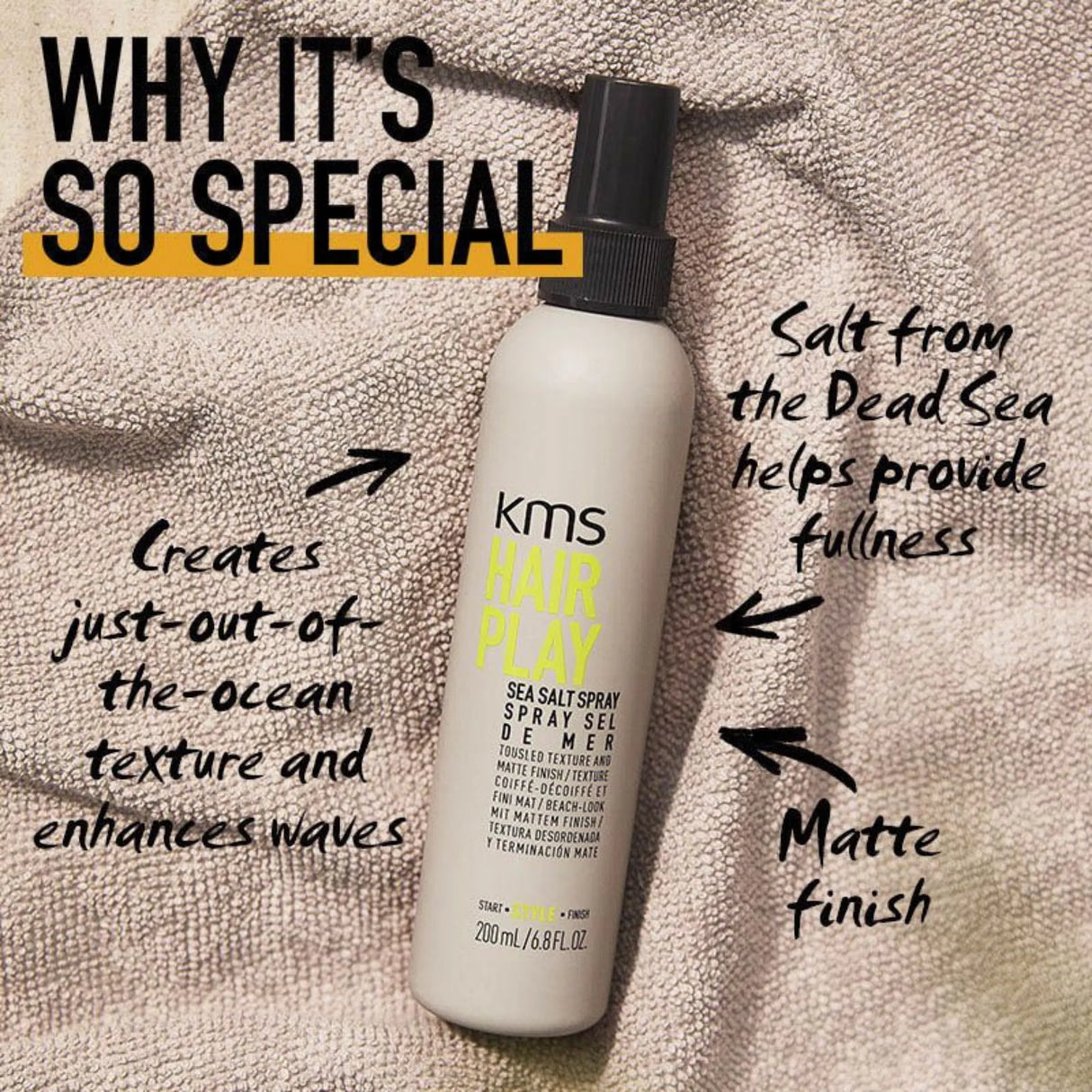 Hairplay Sea Salt Spray Duo-KMS