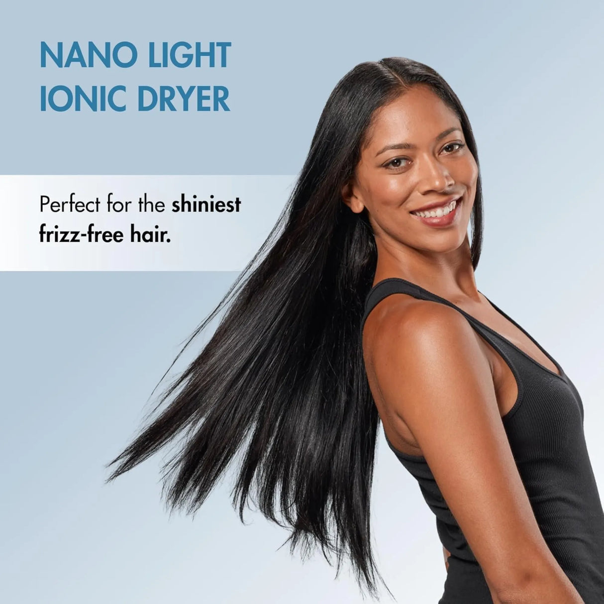 High-Speed Nano Titanium Light Dual Voltage Hairdryer - Matte Black-BabylissPro