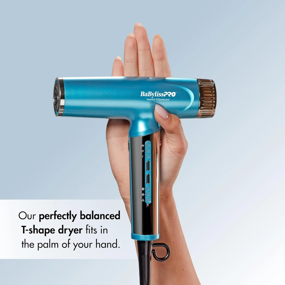 High-Speed Nano Titanium Light Dual Voltage Hairdryer - Matte Black-BabylissPro