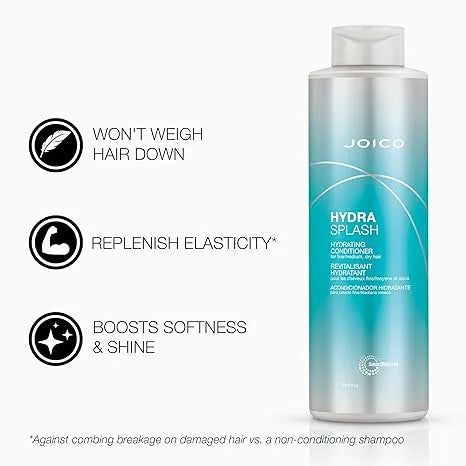 Hydrasplash Hydrating Shampoo + Conditioner 1L Duo-Joico