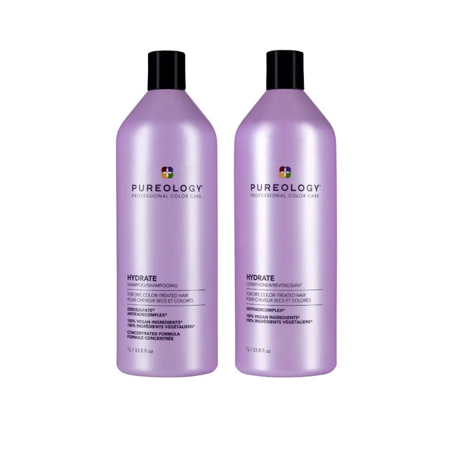 Hydrate Shampoo + Conditioner 1L Duo-Pureology