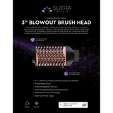 Interchangeable Blowout Brush Attachment Rose Gold-Sutra